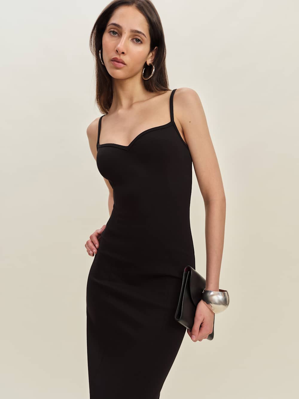 Reformation Remi Knit Dress - Black