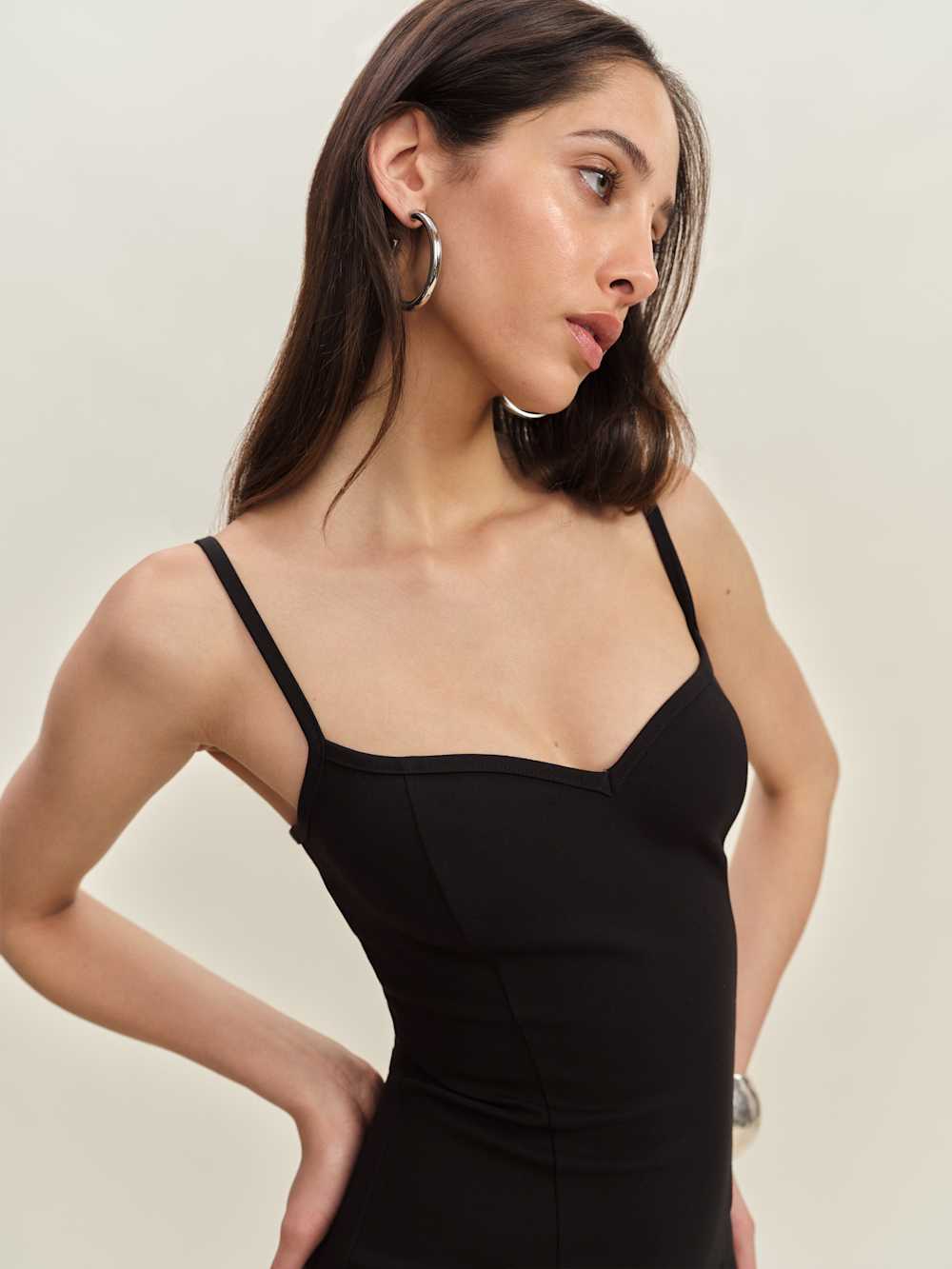 Reformation Remi Knit Dress - Black