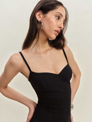 Reformation Remi Knit Dress - Black