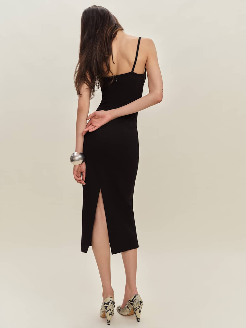 Reformation Remi Knit Dress - Black