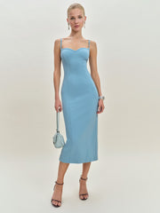 Reformation Remi Knit Dress - Sky Blue