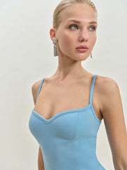 Reformation Remi Knit Dress - Sky Blue