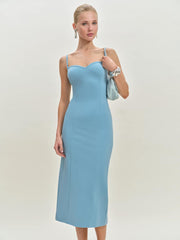 Reformation Remi Knit Dress - Sky Blue