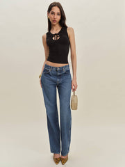 Reformation Bella Knit Top - Black