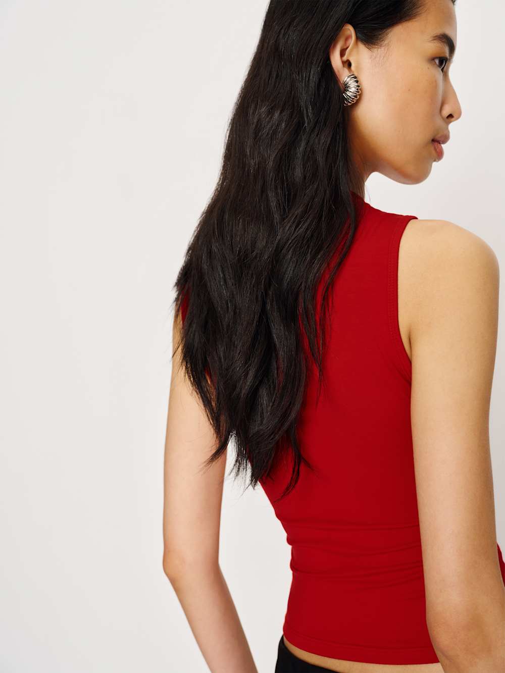 Reformation Bella Knit Top - Lipstick