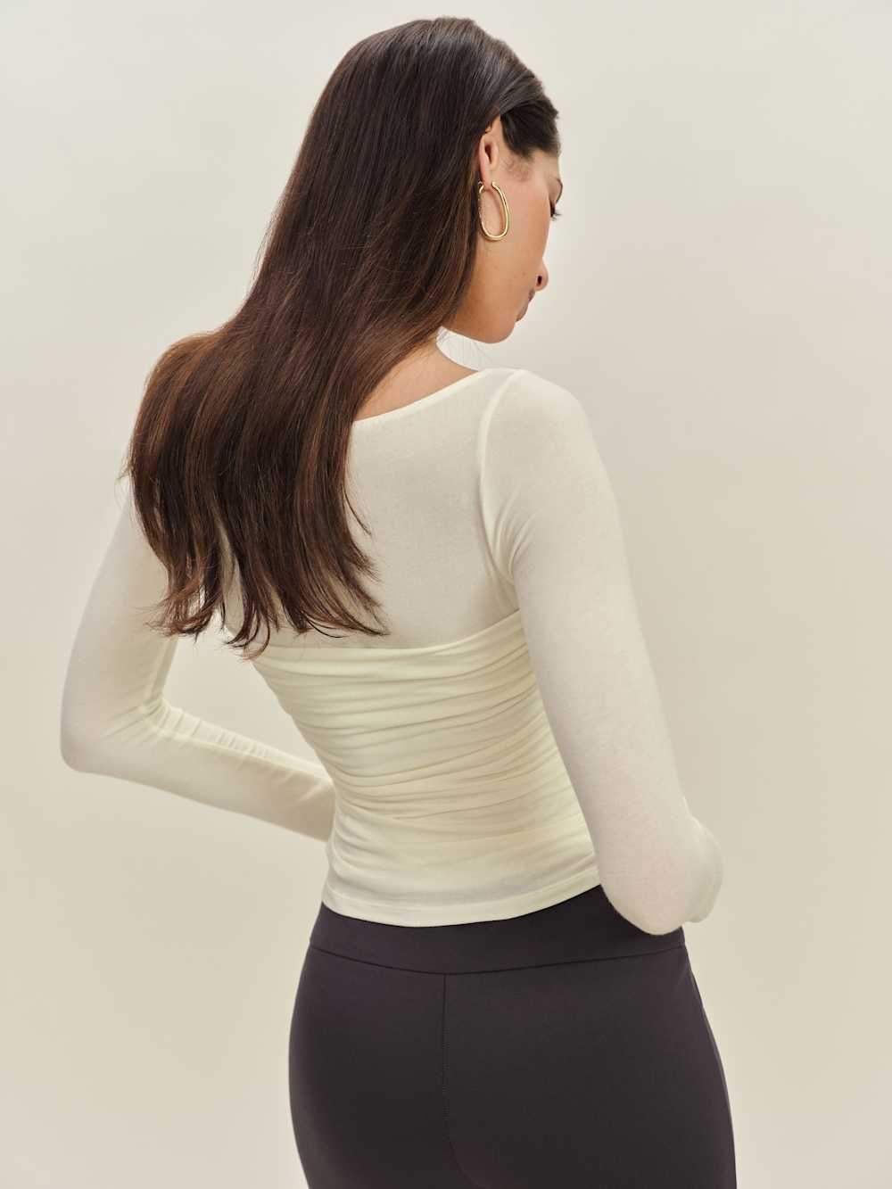 Reformation Julian Knit Top - Ivory