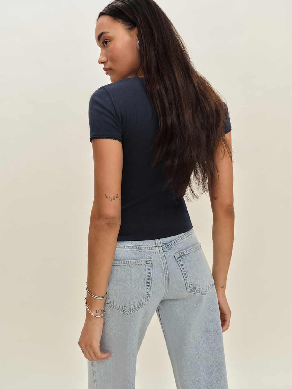 Reformation Lucas Pointelle Top - Midnight