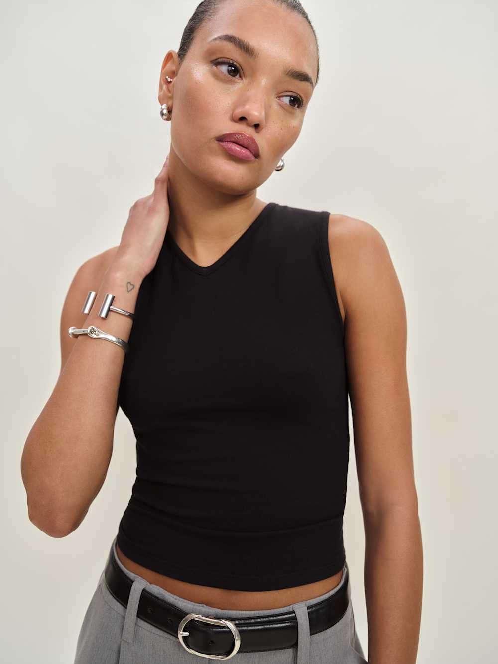 Reformation Wren Knit Top - Black