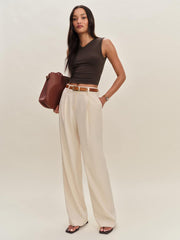 Reformation Wren Knit Top - Mole