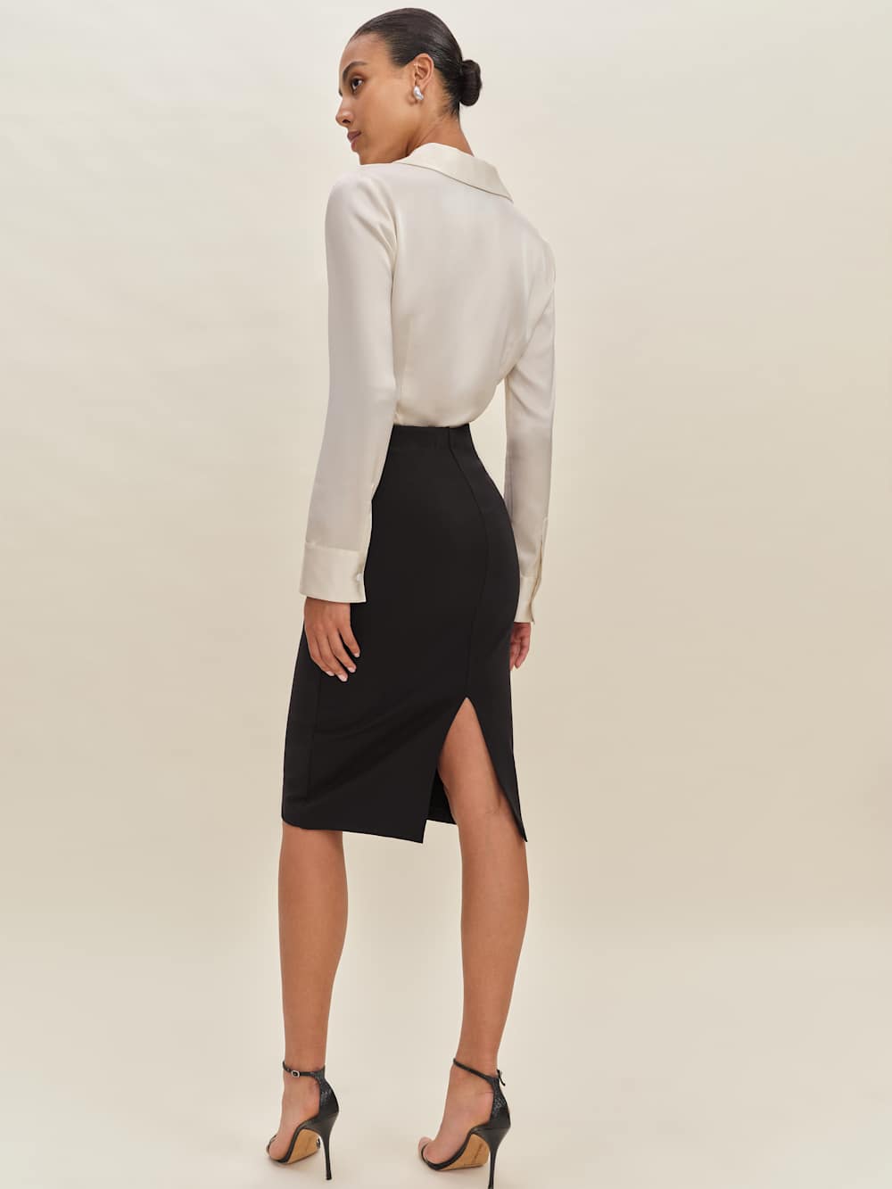 Reformation Maison Knit Skirt - Black