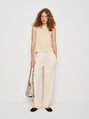Reformation Pears Knit Top - Custard