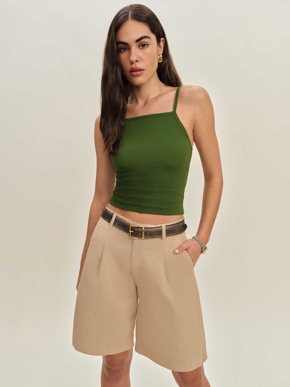 Reformation Arnie Tank - Grass
