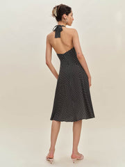 Reformation Sofia Dress - Caviar Dot
