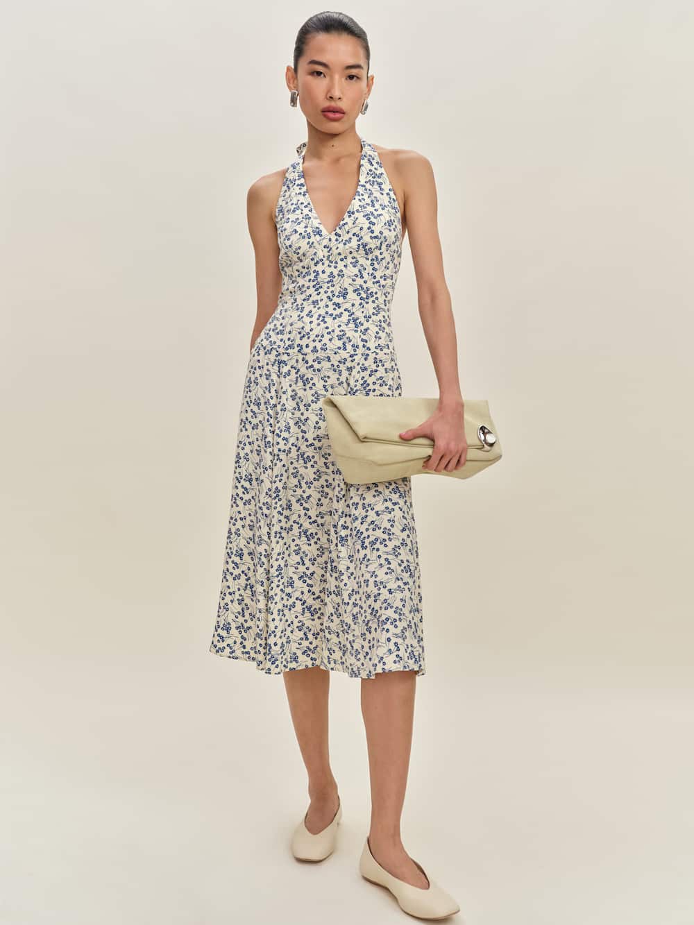 Reformation Sofia Dress - Santorini