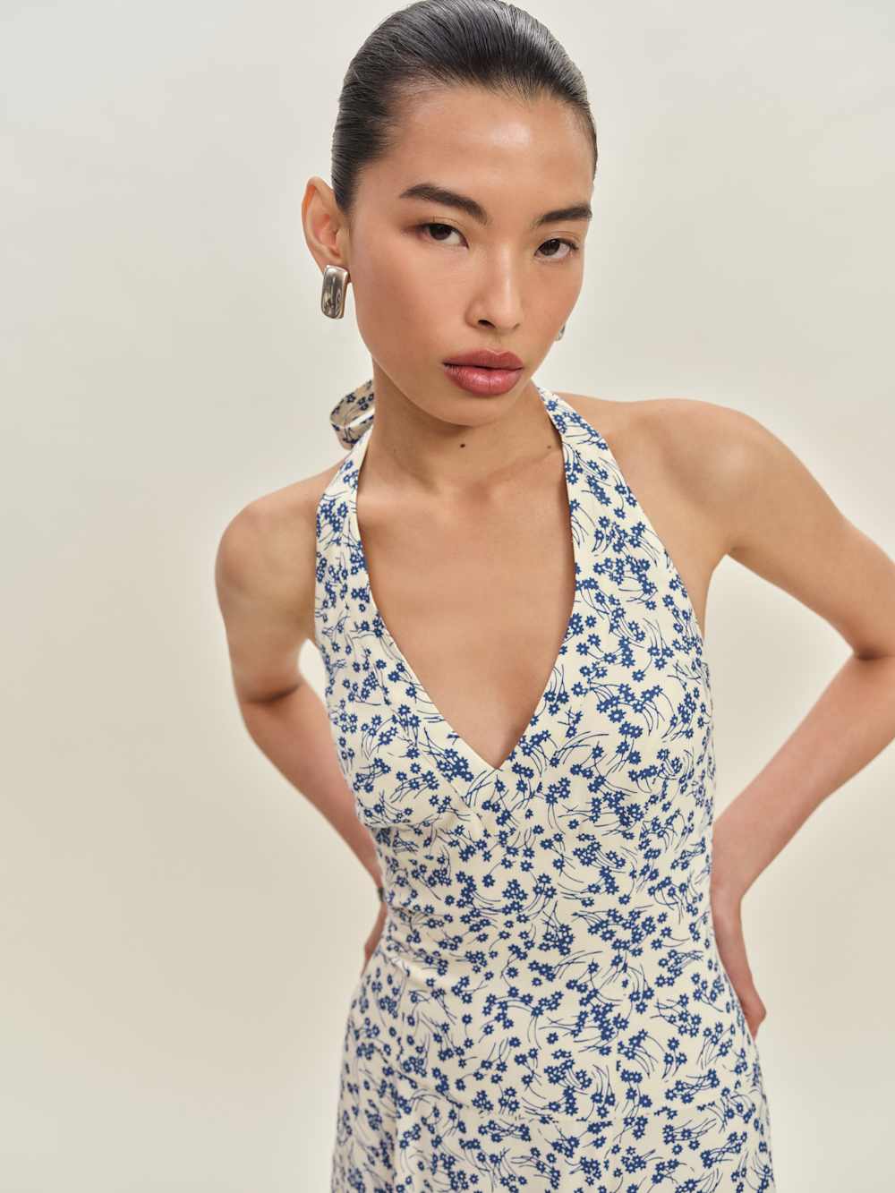 Reformation Sofia Dress - Santorini