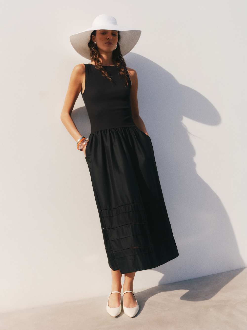 Reformation Idelle Dress - Black
