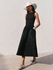 Reformation Idelle Dress - Black