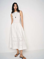 Reformation Idelle Dress - White