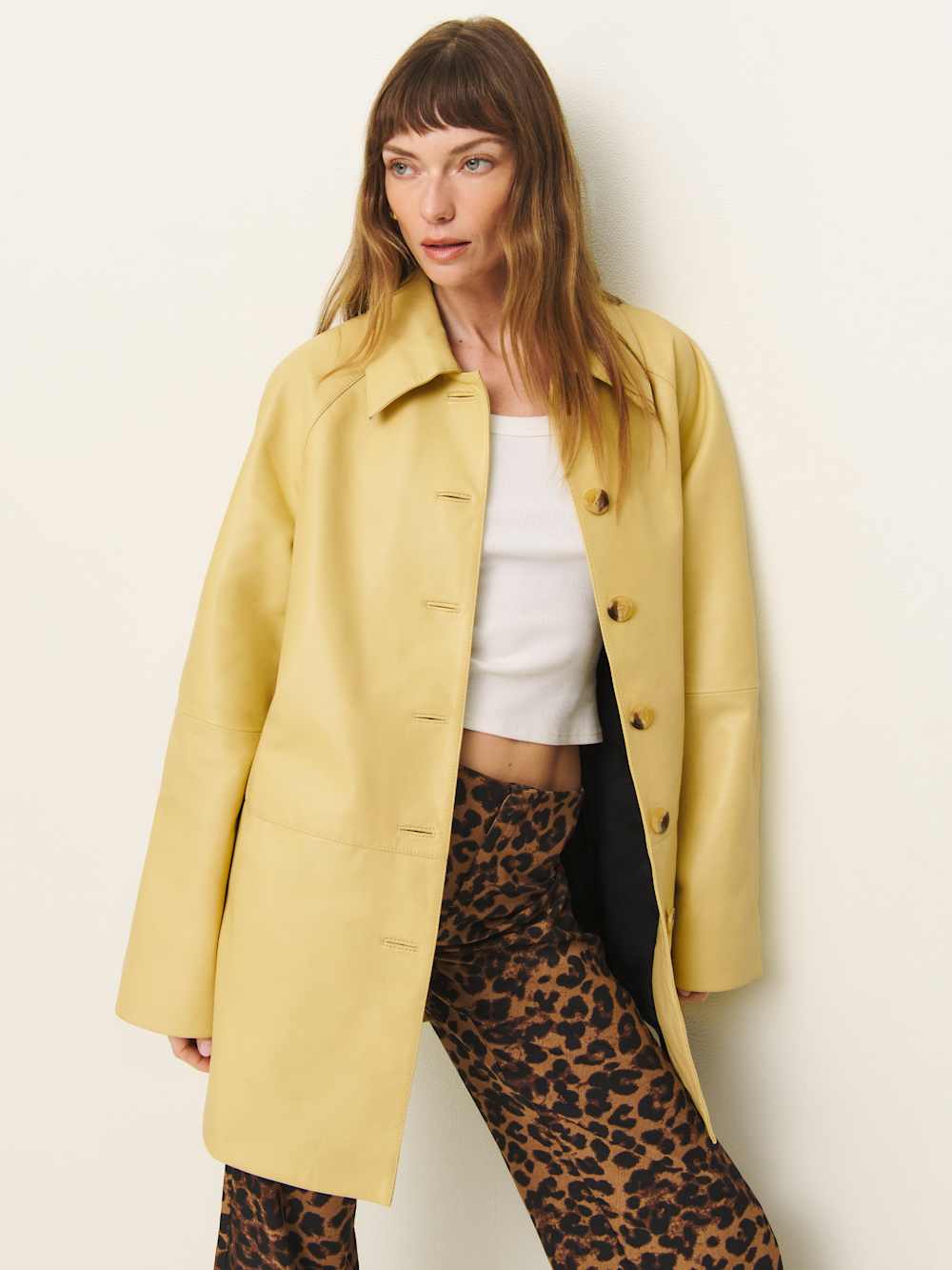 Reformation Veda Celine Jacket - Sunshine