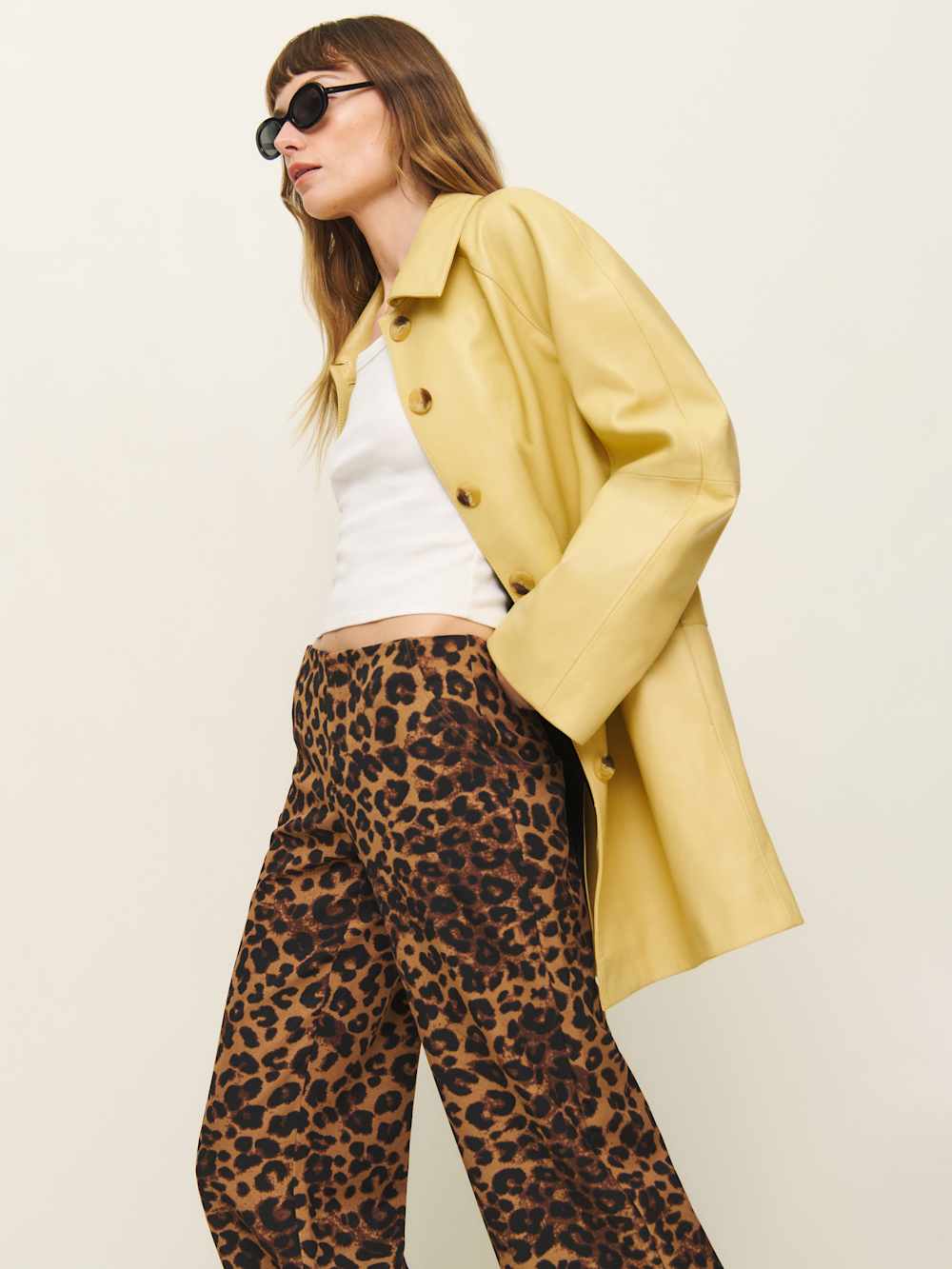 Reformation Veda Celine Jacket - Sunshine