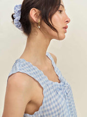 Reformation Holly Sleep Dress - Crystal Check