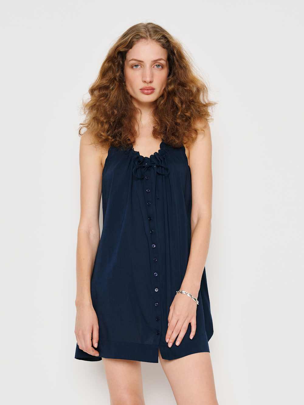 Reformation Holly Sleep Dress - Midnight