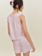 Reformation Hazel Pajama Set - Hummingbird Stripe