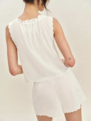 Reformation Hazel Pajama Set - Ivory