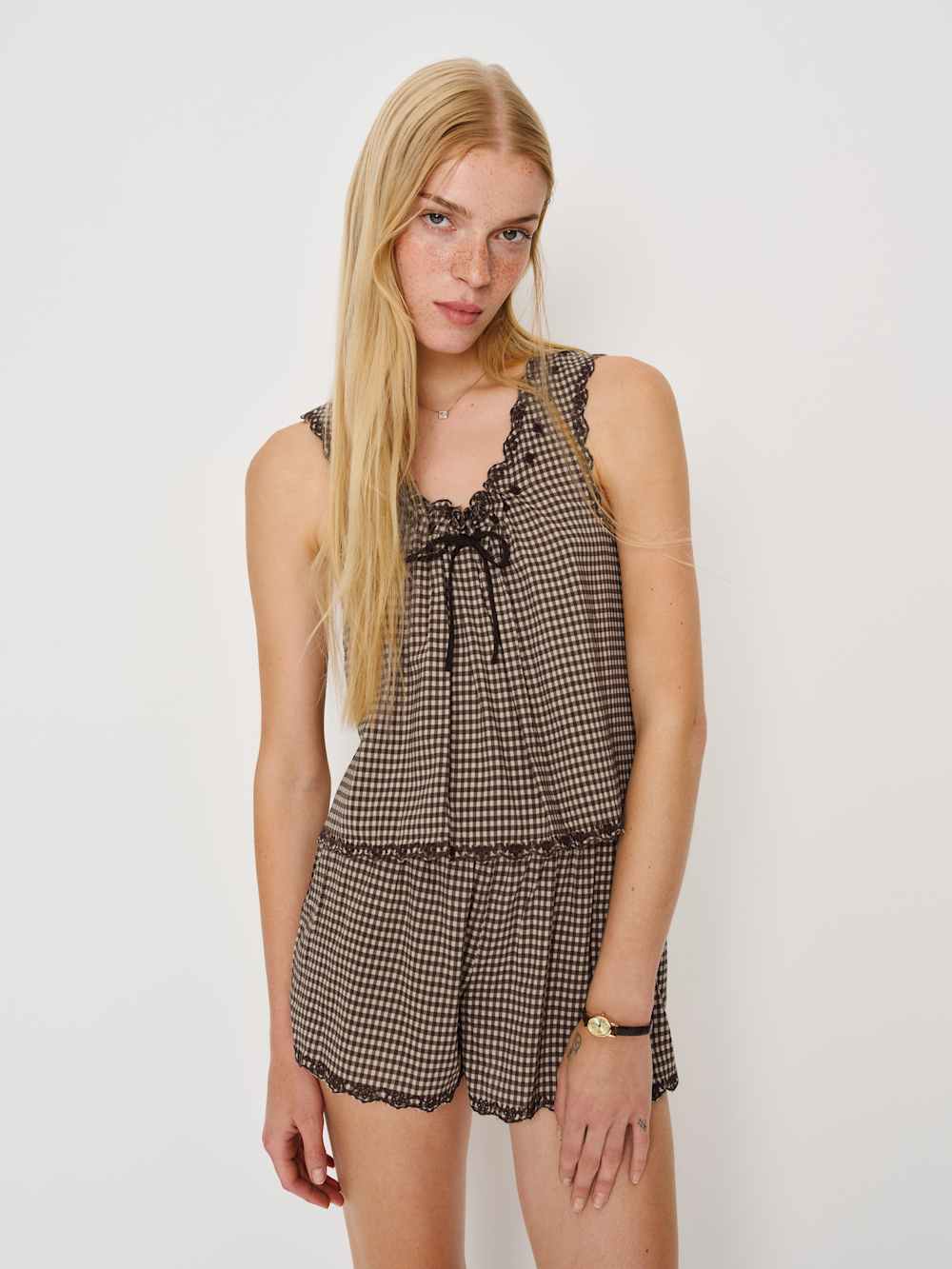 Reformation Hazel Pajama Set - Tartine Check