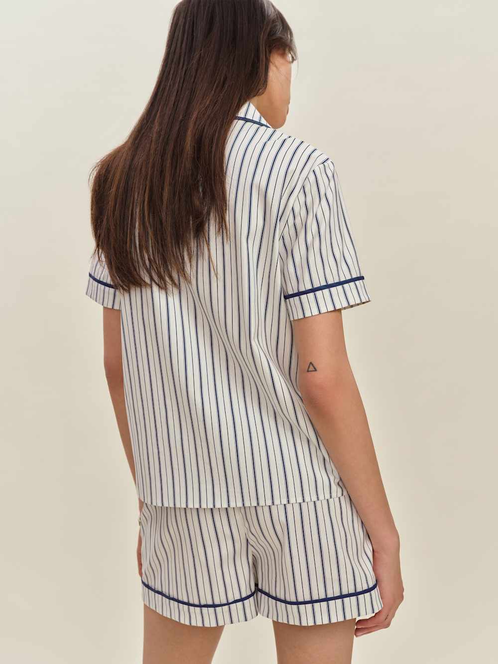Reformation Blair Pajama Set - Summer Day Stripe