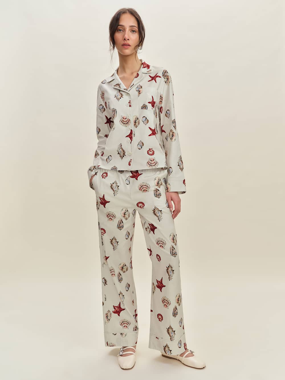 Reformation Coco Pajama Set - Beachy