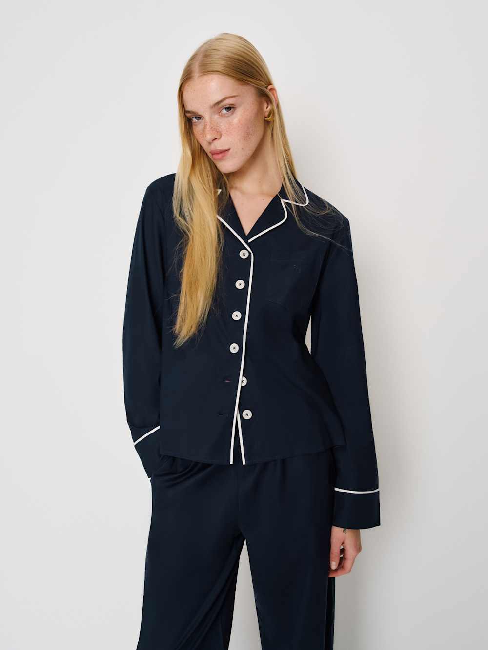 Reformation Coco Pajama Set - Midnight