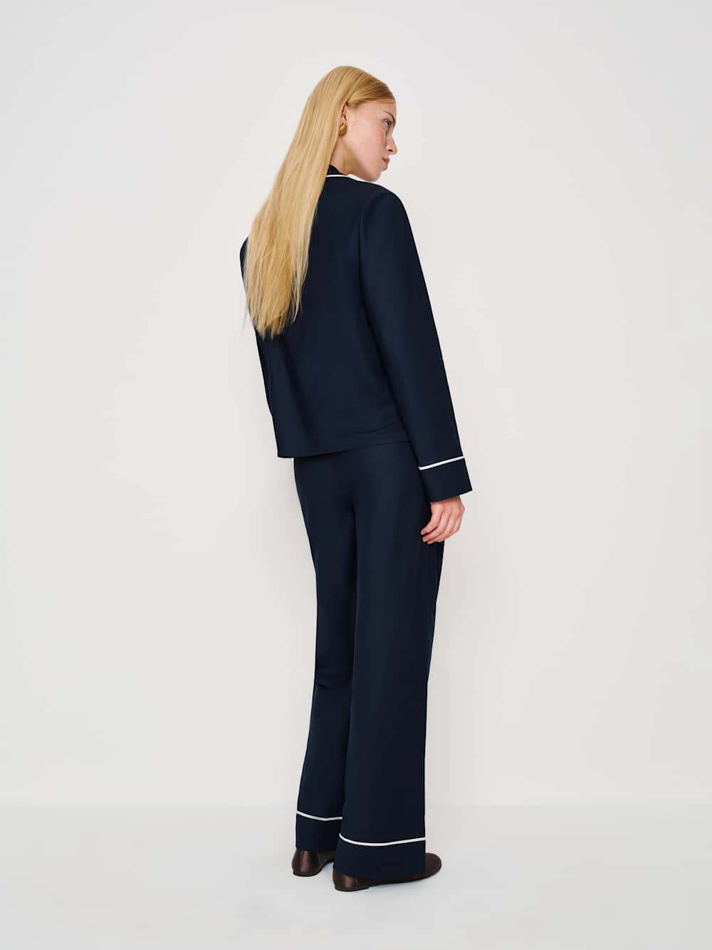 Reformation Coco Pajama Set - Midnight