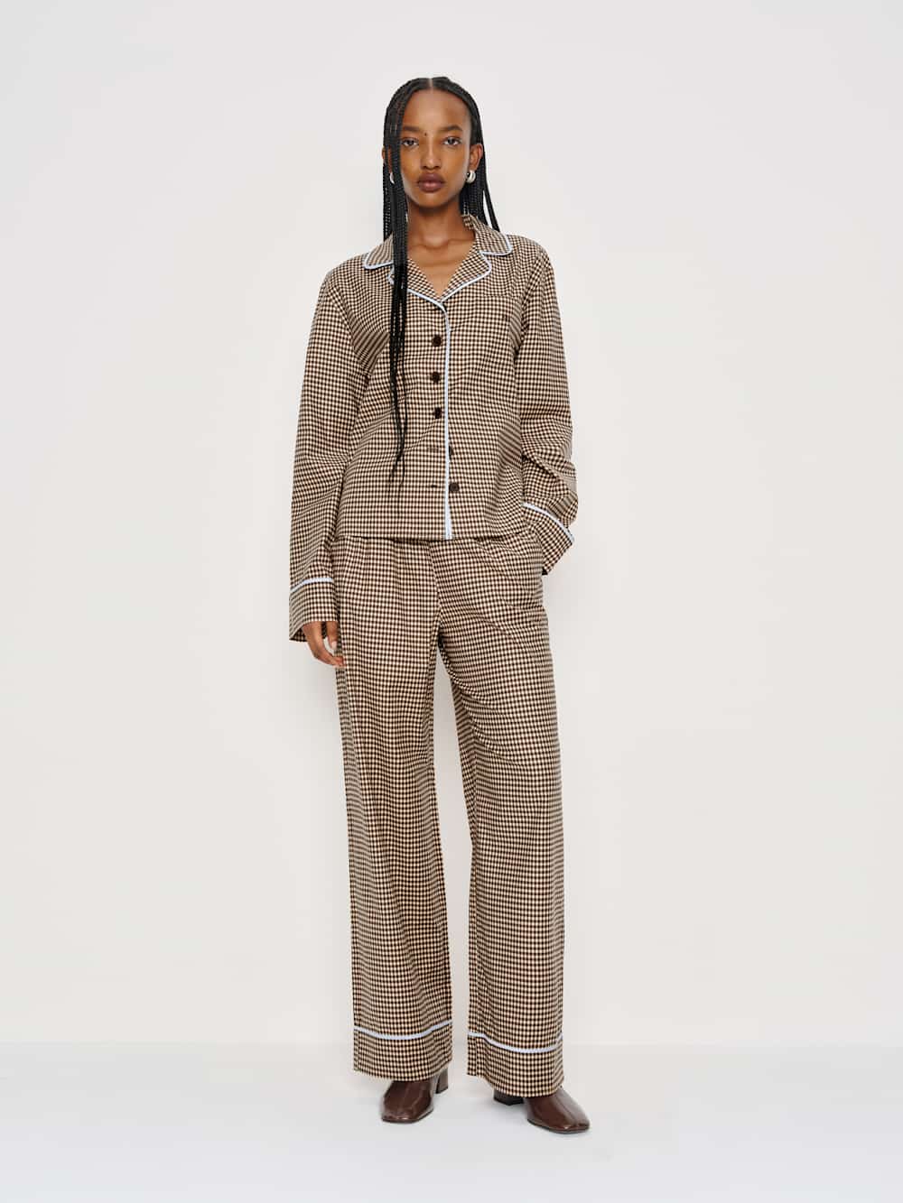 Reformation Coco Pajama Set - Tartine Check