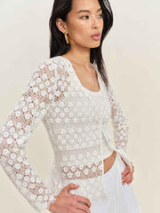 Reformation Simona Top - White