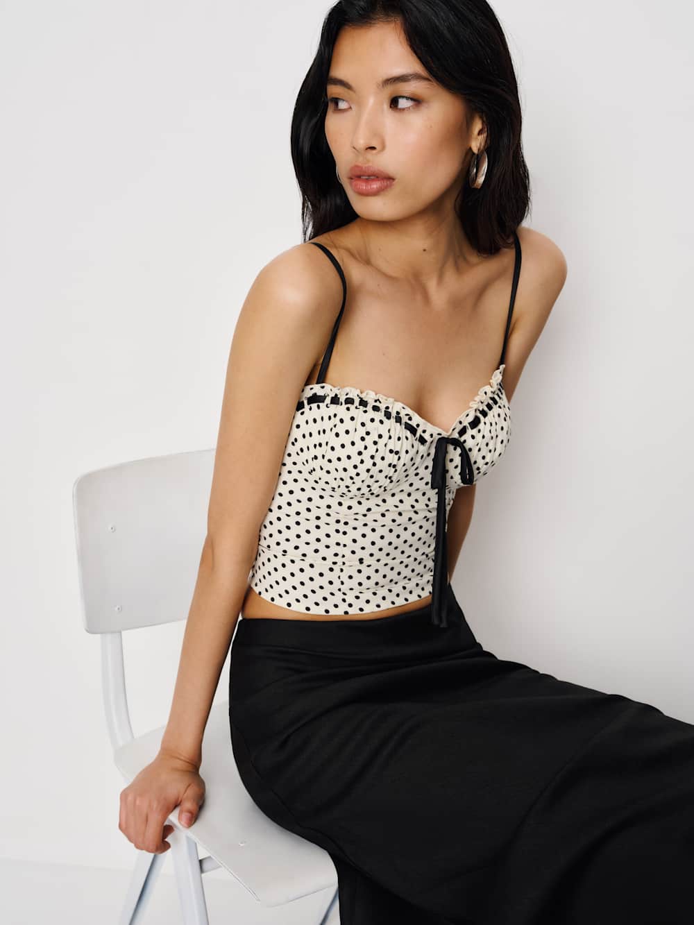 Reformation Andrea Top - Eclipse Dot