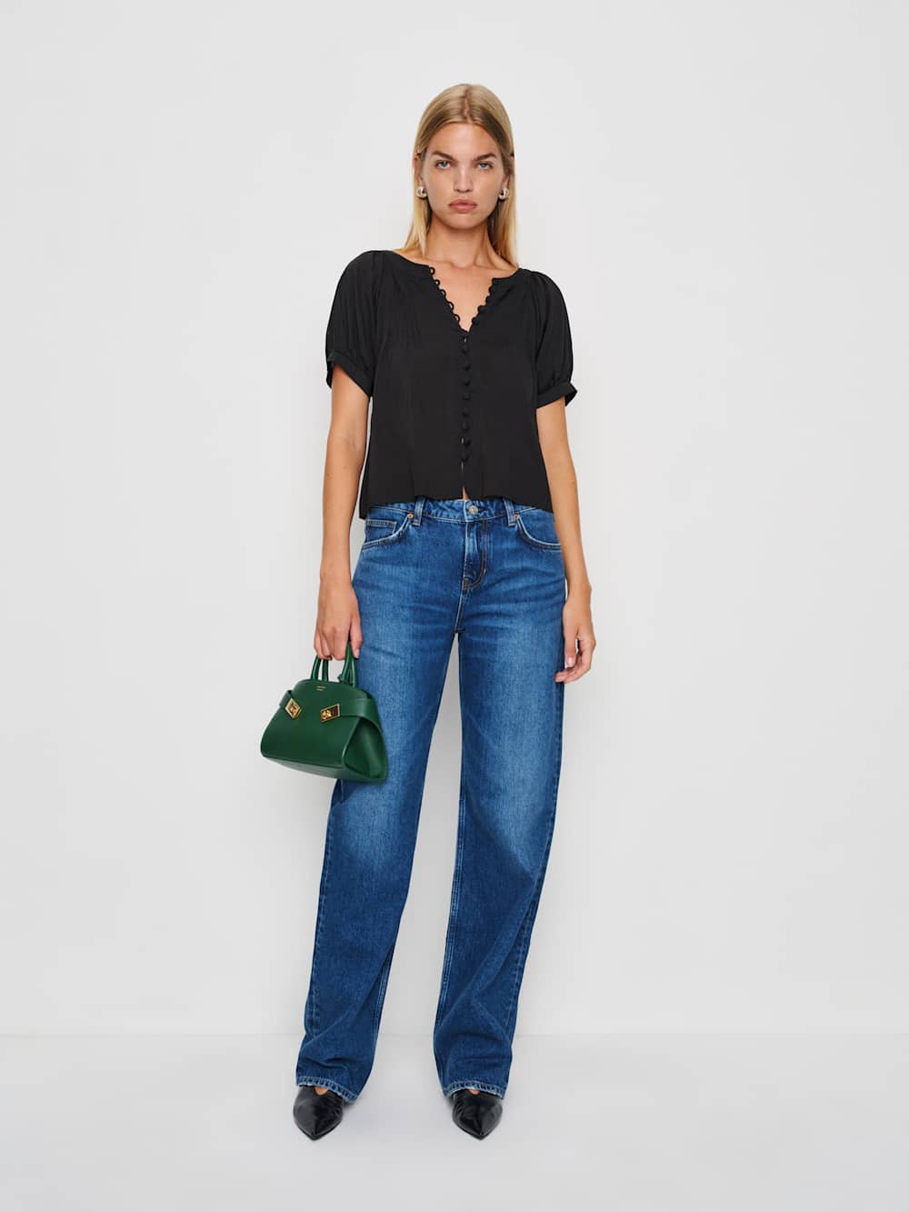 Reformation Calia Top - Black