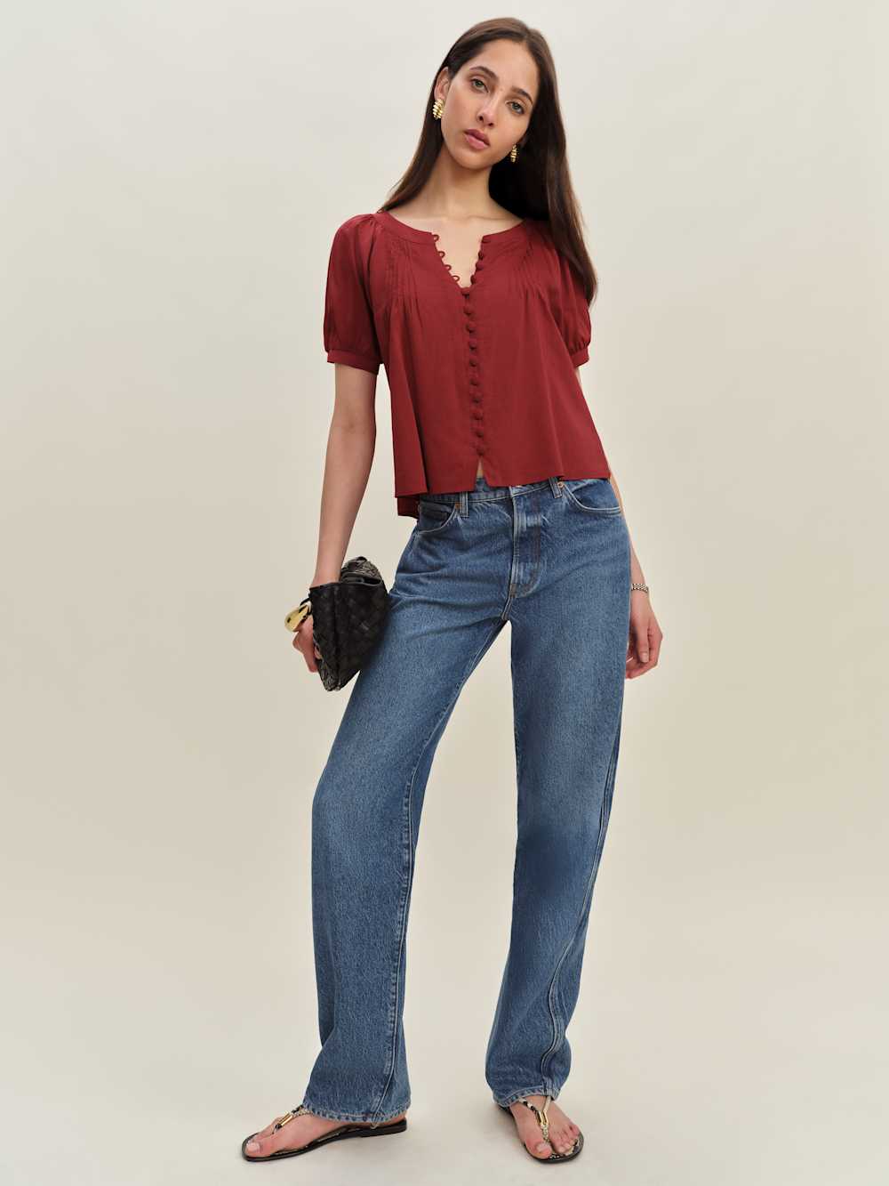 Reformation Calia Top - Rubies