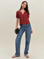 Reformation Calia Top - Rubies