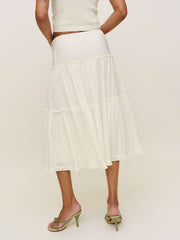 Reformation Laney Skirt - Ivory