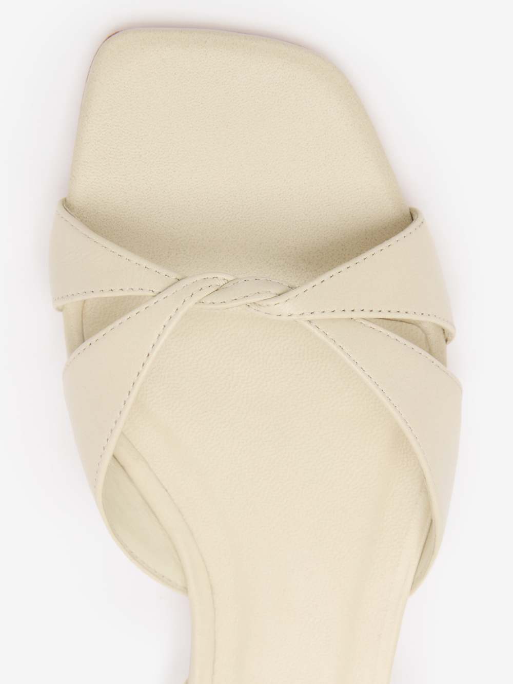 Reformation Marigold Flat Sandal - Almond Leather