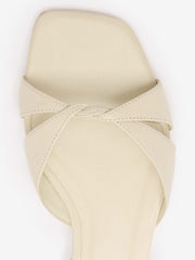 Reformation Marigold Flat Sandal - Almond Leather