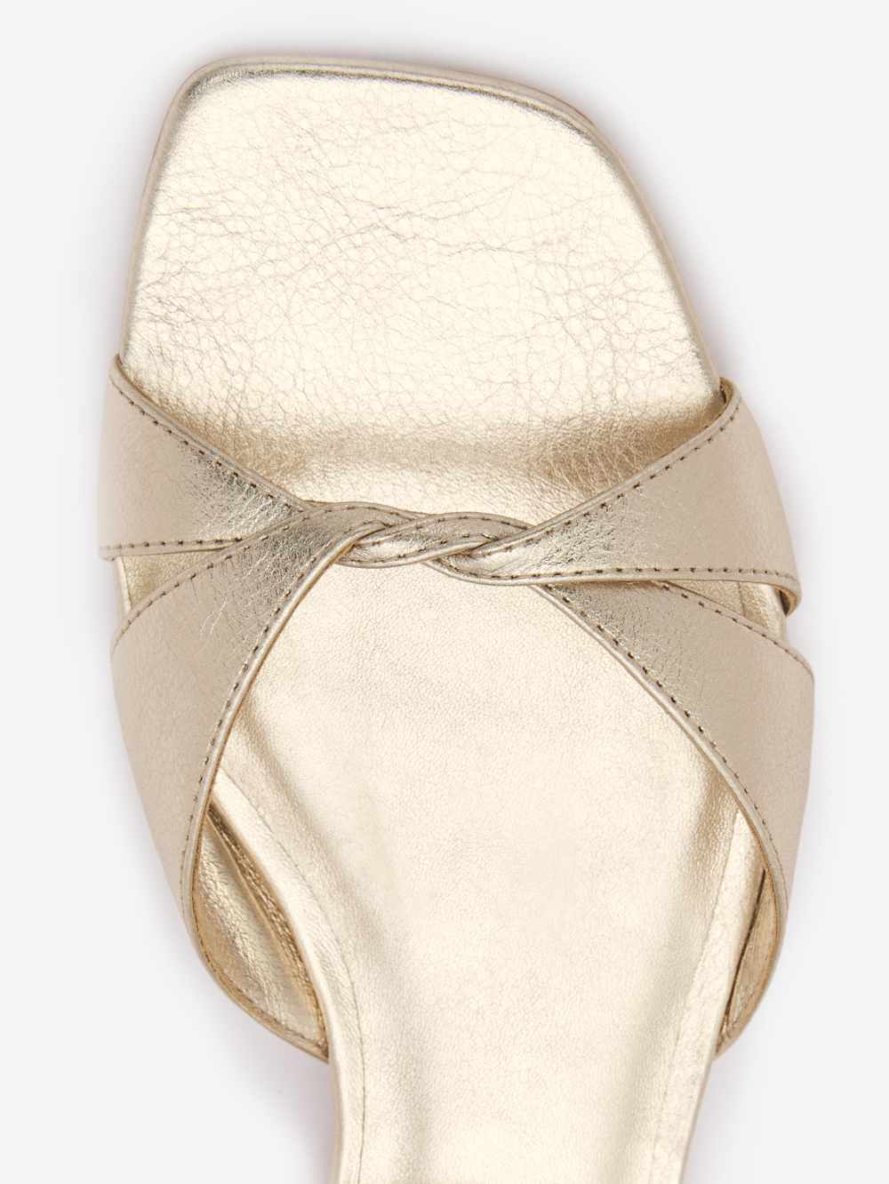 Reformation Marigold Flat Sandal - Gold