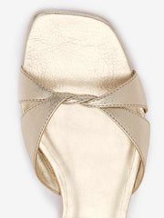 Reformation Marigold Flat Sandal - Gold