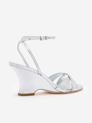 Reformation Margo Wedge Sandal - Silver