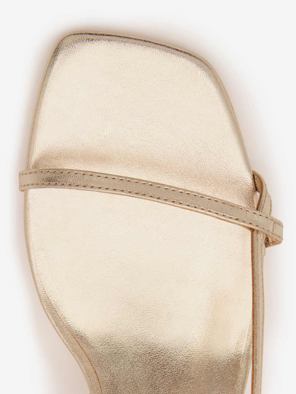 Reformation Serenity Block Heeled Sandal - Gold
