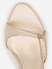 Reformation Nino Slingback Heeled Sandal - Gold