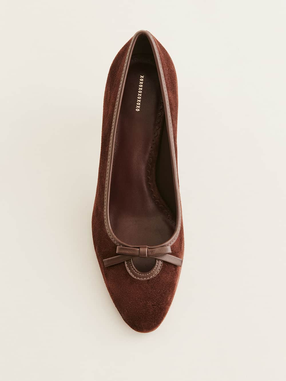 Reformation Pam Pump - Espresso Suede