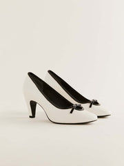 Reformation Pam Pump - White Leather