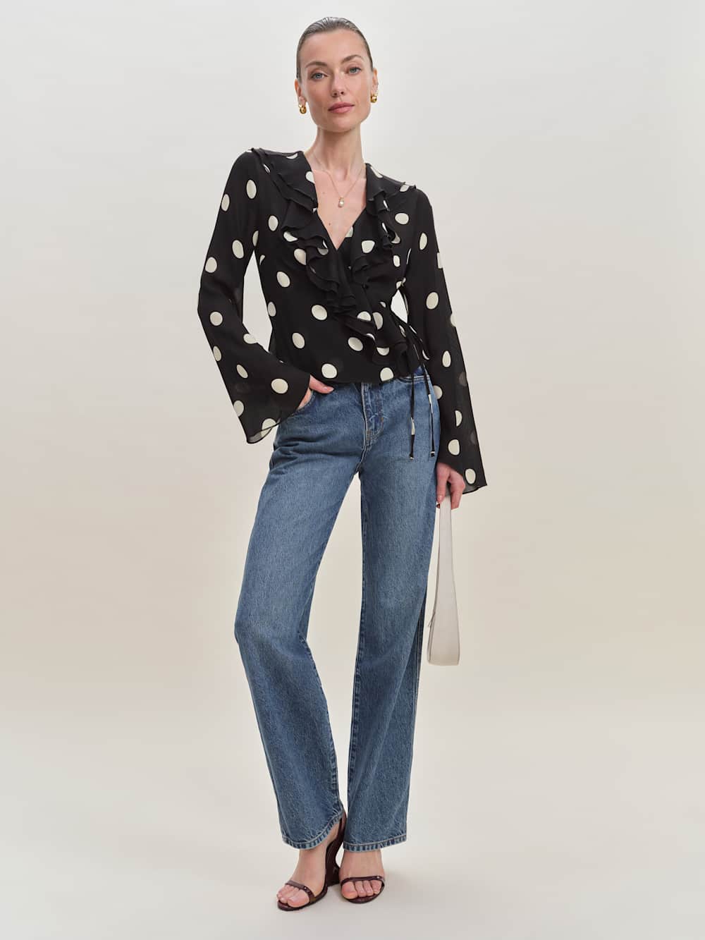 Reformation Kilah Top - Moon Dot